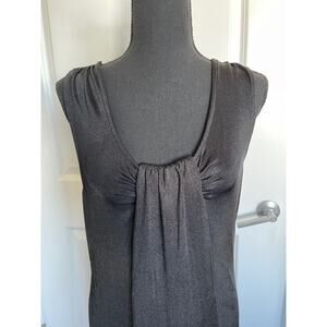 Red Berry Women's Small Black Sleeveless Scoop Neck Midi Dress